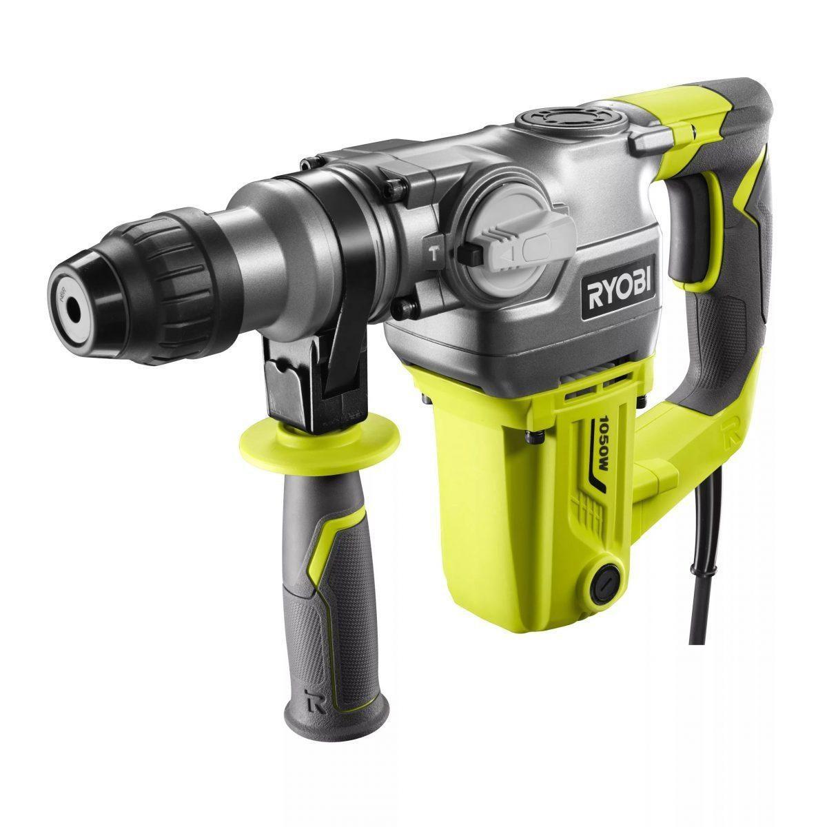 Перфоратор Ryobi RSDS1050-K SDS+ 1050 Вт, бетон 26 мм, 3.6Дж, 3 режими роботи, 7 кг