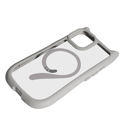 Чохол Cat Case With Magsafe для Apple iPhone 14 Grey, фото 3