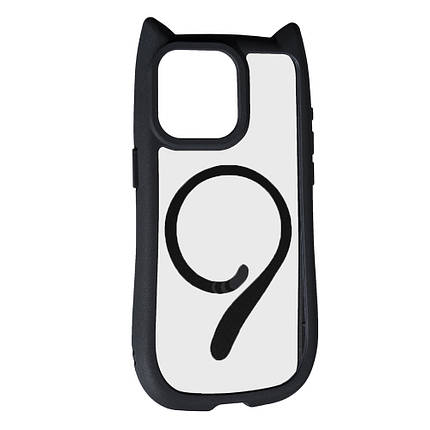Чохол Cat Case With Magsafe для Apple iPhone 14 Pro Max Black, фото 1