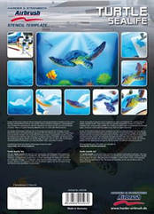 Трафарет "Морське життя, черепаха"