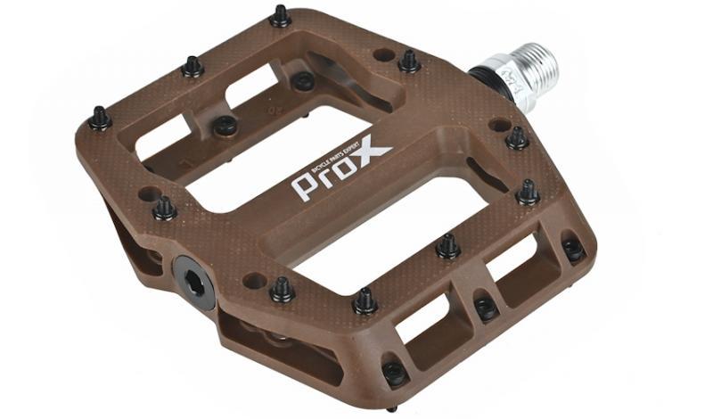 Педалі ProX PRO 26 нейлон, пара, коричневий (C-PE-0170)