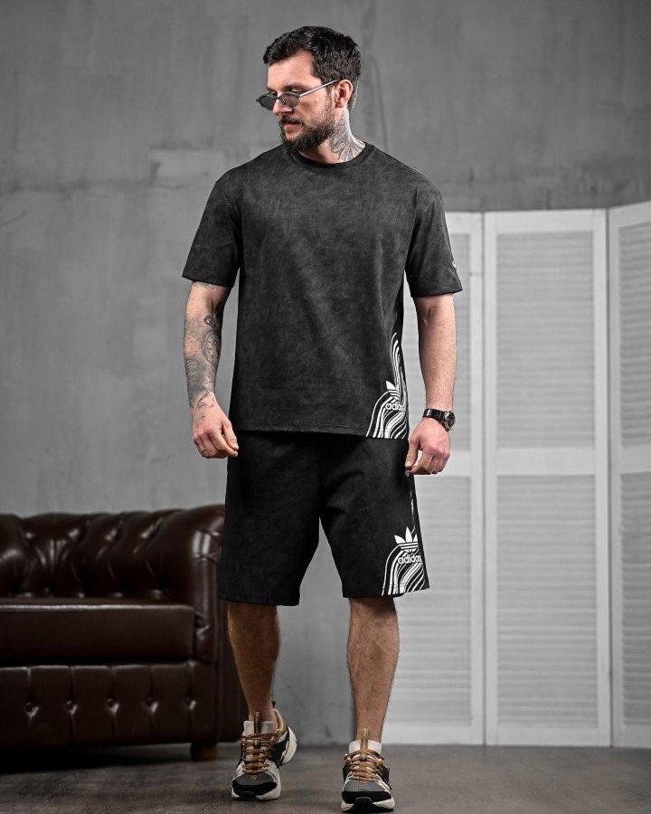 Літній комплект Adi black 4 ДЛ6491, фото 1