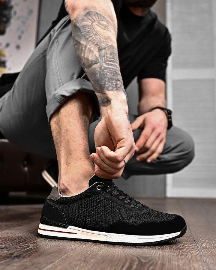 Чоловічі кросівки lora black ДЛ6614, фото 1