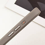 TPU+PC чохол Blueo Skin Friendly Frosted with MagSafe для Apple iPhone 15 Pro Max (6.7") Сірий, фото 7