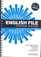 English File 3rd Edition Pre-Intermediate Teacher's Book + Test and Assessment CD-ROM