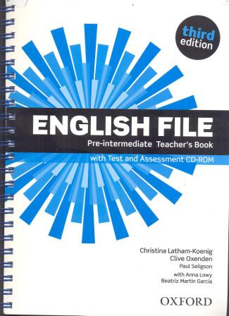 English File 3rd Edition Pre-Intermediate Teacher's Book + Test and Assessment CD-ROM - фото 1 - id-p464687576