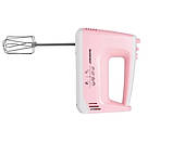 Новий великий ручний міксер з Німеччини Silver Crest SHM 300 D2 Pink з гарантією, фото 3