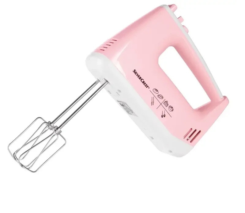 Новий великий ручний міксер з Німеччини Silver Crest SHM 300 D2 Pink з гарантією