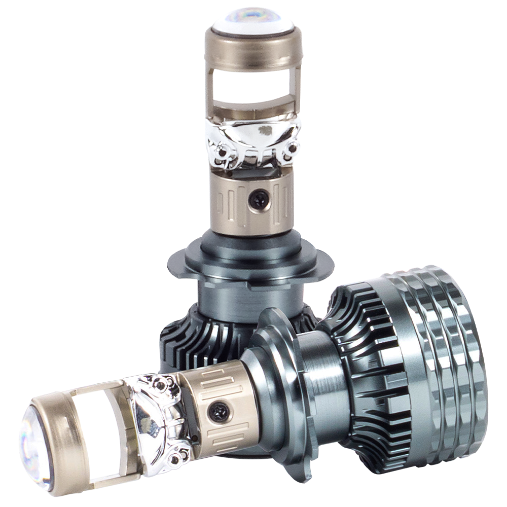 DriveX LE-09 H7 6000K 55W 9-36V світлодіодні лампи з лінзою, фото 1