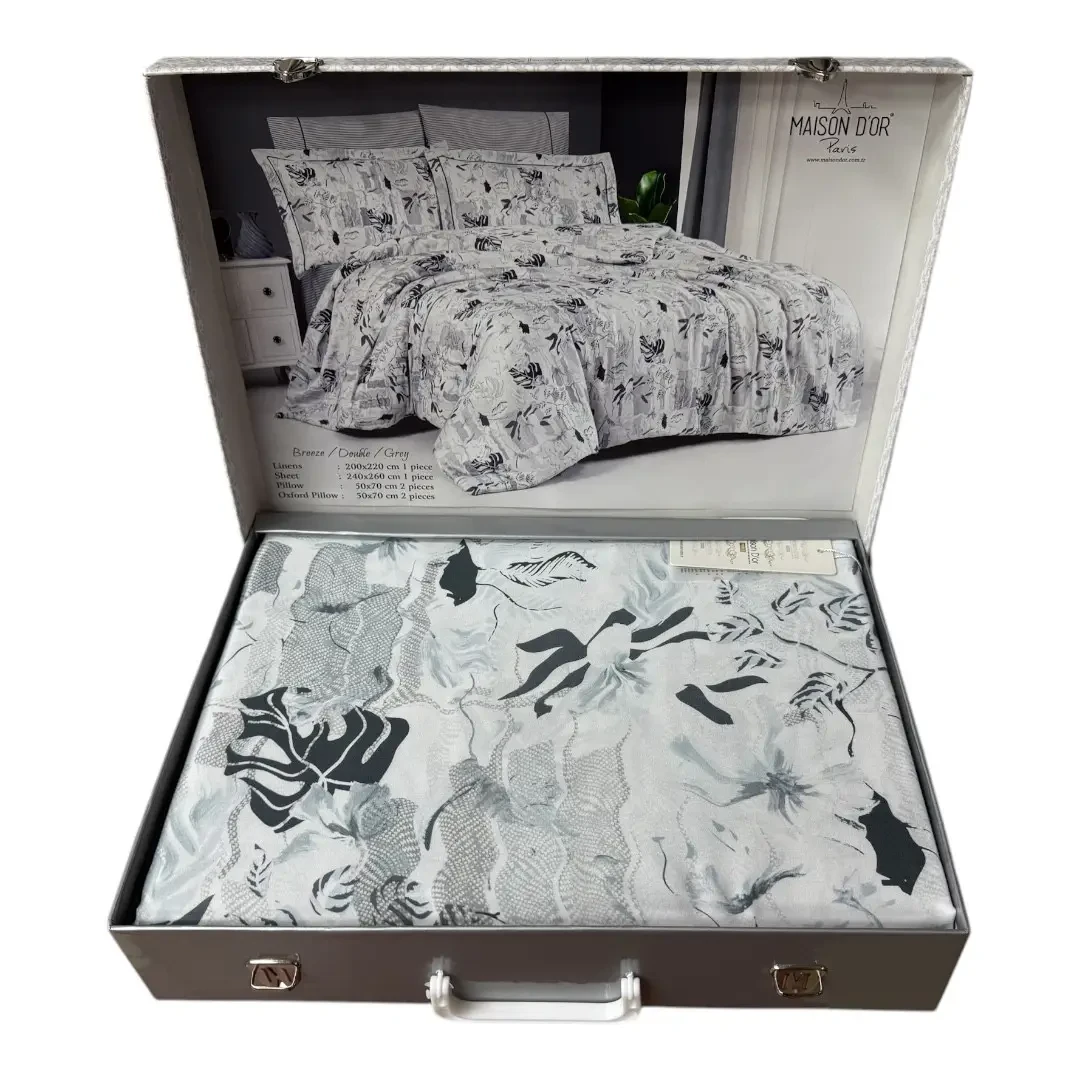 Двоспальний Євро комплект - Maison d'or Breeze Grey Тенсел, фото 1