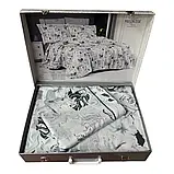 Двоспальний Євро комплект - Maison d'or Breeze Grey Тенсел, фото 2