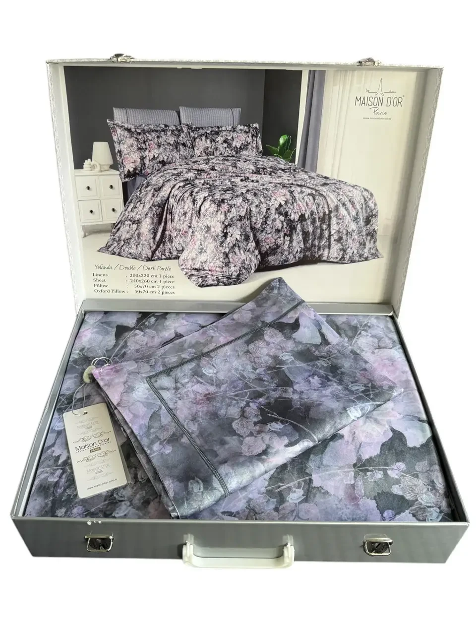 Двоспальний Євро комплект - Maison d'or Yolanda Light Purple Тенсел, фото 1