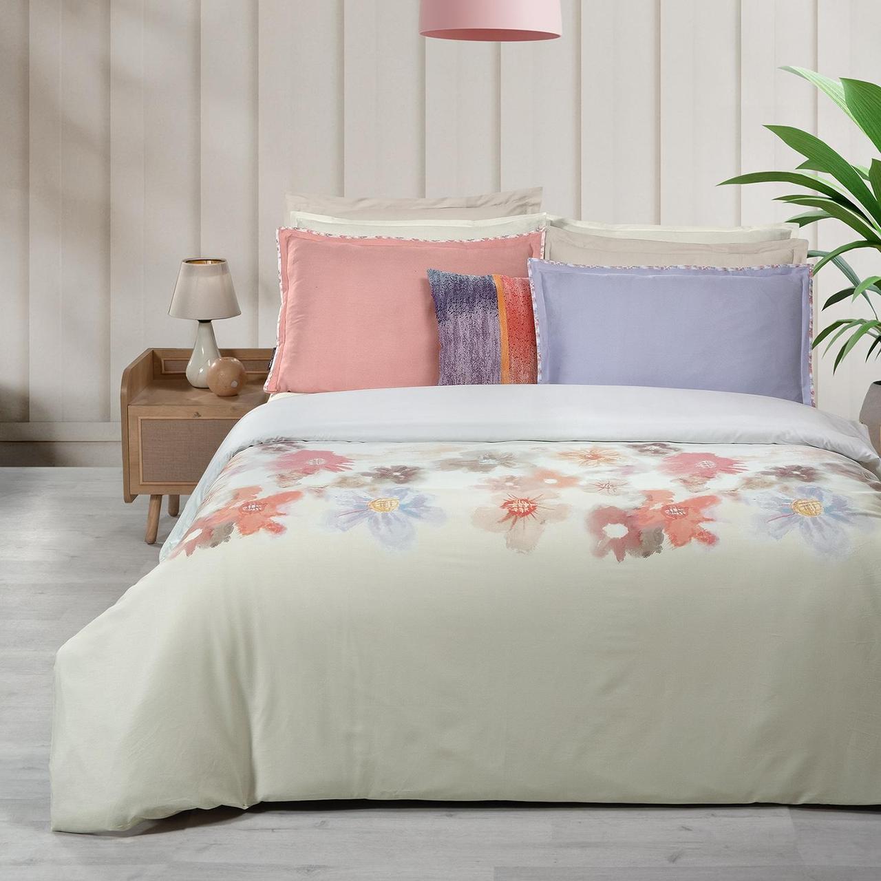 Двоспальний Євро комплект Sarev Josiane Сатин Преміум, фото 1