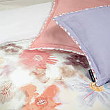 Двоспальний Євро комплект Sarev Josiane Сатин Преміум, фото 2