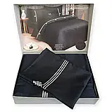 Двоспальний Євро комплект Maison D'or Antracite Сатин Преміум, фото 3