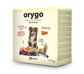 Напіввологий корм для дорослих собак з куркою і морквою ORYGO 3,6 кг / Собачий корм