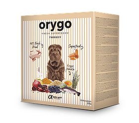 Напіввологий корм для дорослих собак з індичкою та гарбузом ORYGO 3,6 кг / Собачий корм