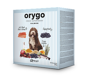 Напіввологий корм для дорослих собак з лососем і чорницею ORYGO 3,6 кг / Собачий корм