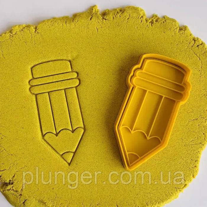 Вирубка для пряника Олівець 10, 10 см, фото 1