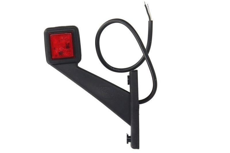 Ліхтар габаритний LED, ріжок, білий/червоний 12/24В (вир-во HORPOL)