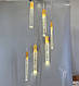 Люстра підвіс,каскад 222006G/6 (6шт), фото 3