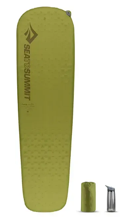 Килимок самонадувний Camp Mat (183х51х3.8см) Olive від Sea to Summit, фото 1