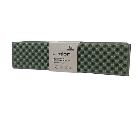 Кемпінговий каремат (185х55х1, 5 см) олива BaseCamp Legion NEW XPE, фото 3