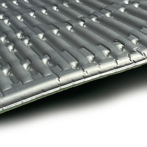 Килимок (185х55х1,5 см) BaseCamp X-Line Roll Foiled Mat IXPE Олива, фото 6
