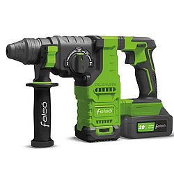 Потужний акумуляторний перфоратор FELSO BH2040BL : з АКБ 1 шт-20V х 4.0Аh + ЗП, 2.8 Дж