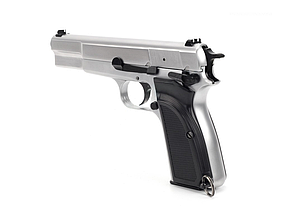 Страйкбольний пістолет Browning Hi Power MK III - Silver [WE] (для страйкболу), фото 4