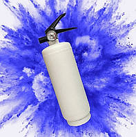 Білий Балон для Gender Party 3 кг з синьою фарбою Холі, ґендер паті, балон для визначення статі, без наліпки, балон BOY OR GIRL