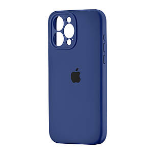 Чохол Silicone Case Square Protected Camera iPhone 15 Pro Max Navy Blue (7), фото 1