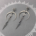 Сережки гвоздиками "Мусячне Зріння", фото 4