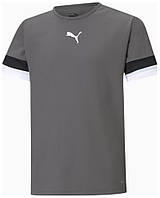 Футболка Puma teamRISE Jersey Jr сірий Діт 164 см original Акція Знижка