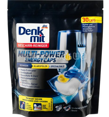 Капсули для посудомийної машини DenkMit Multi-Power All in1 30 шт