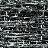 Дріт колючий оцинкований одноосновний 2,8 мм (бухта 36 кг ≈ 360 м), фото 3