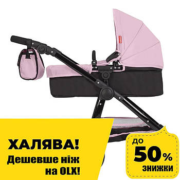 Коляска для ляльки 2в1 Carrello ULTRA 9696 PINK Рожева Акція до 04.05