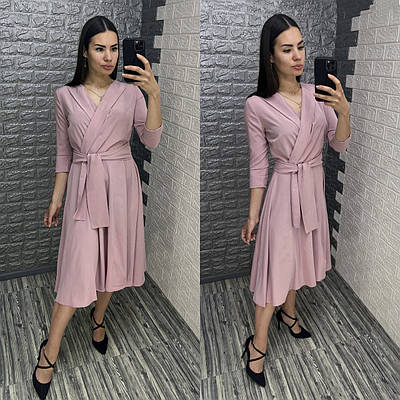 Офісна сукня на запах,РОЗМІР ТІЛЬКИ  42(S)