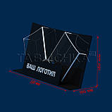 Підставка під флаєри іміджева на дві кишені, фото 2