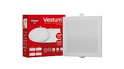 Квадратний світлодіодний врізний світильник  Vestum 9W 6000K 220V 1-VS-5208