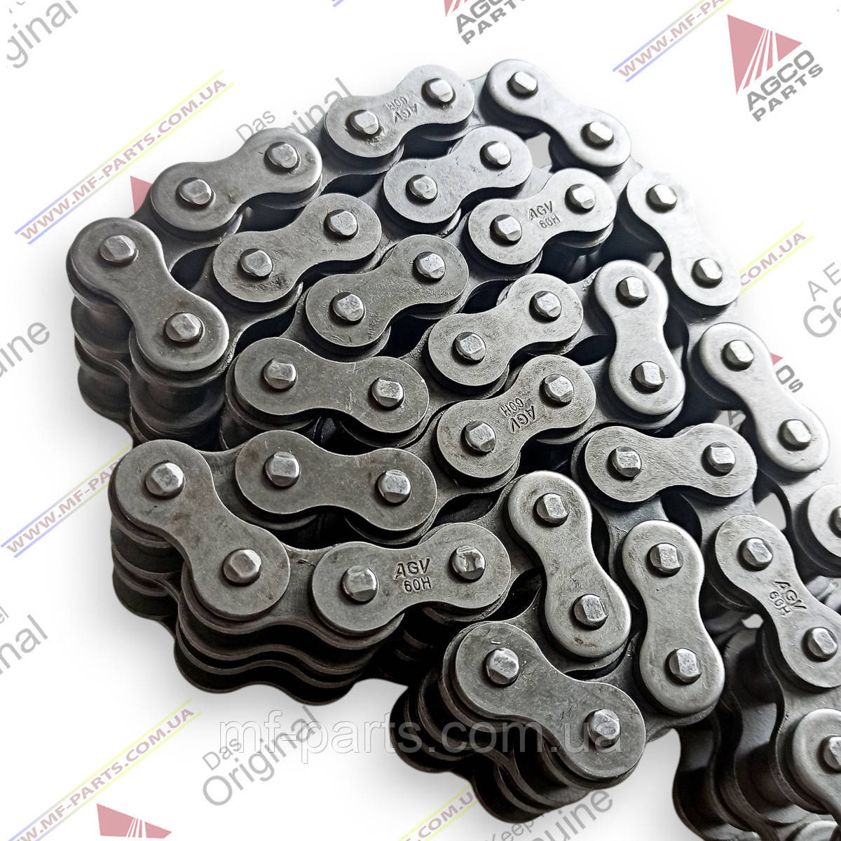 12A-2H Дворядний посилений роликовий ланцюг AGV (Німеччина), 5 метрів