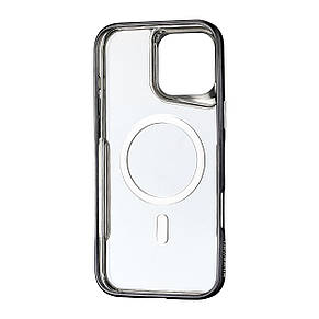 Чохол Metal Frame with MagSafe iPhone 16 Pro Max Black, фото 3