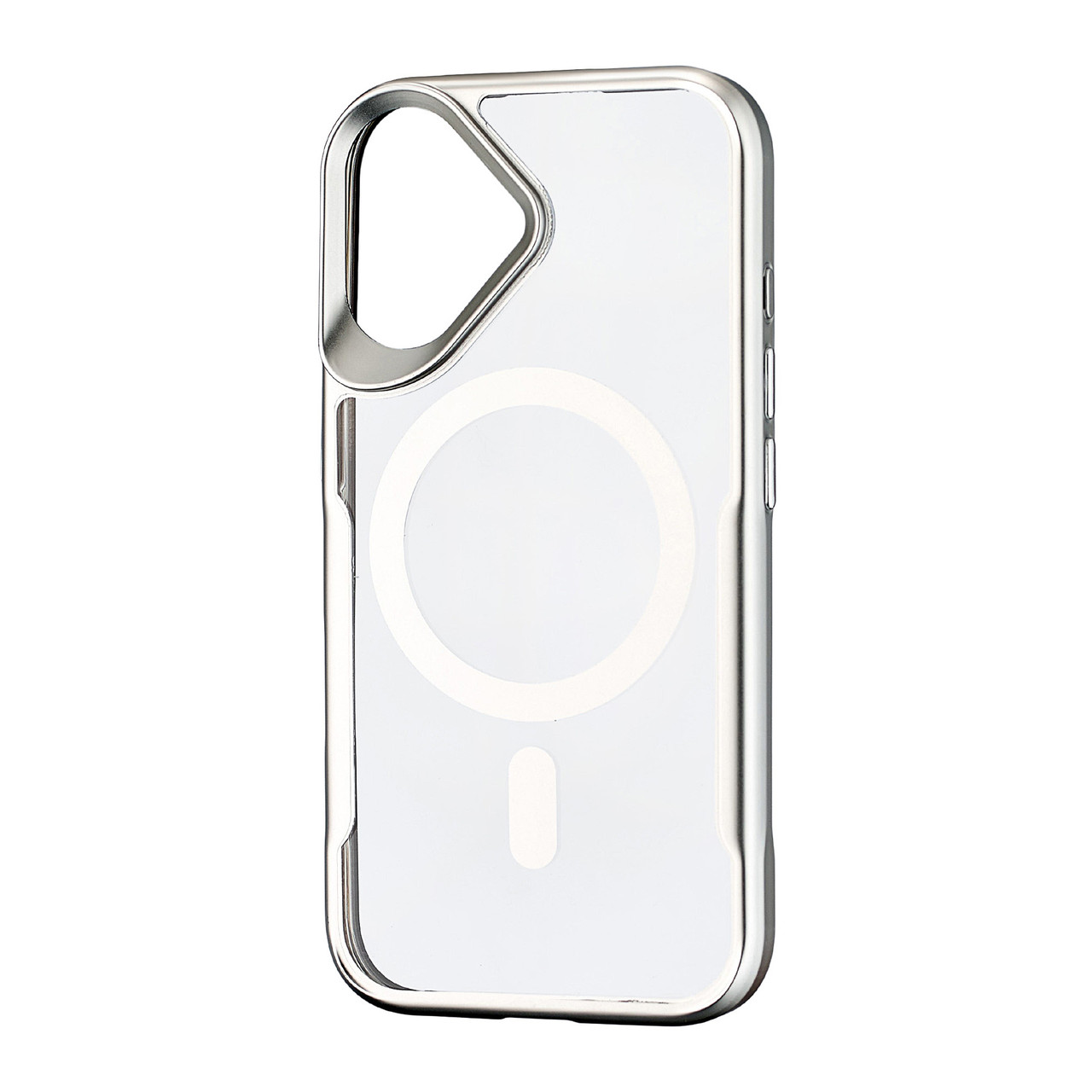 Чохол Metal Frame with MagSafe iPhone 16 Pro Dark Silver