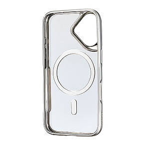 Чохол Metal Frame with MagSafe iPhone 16 Pro Dark Silver, фото 3