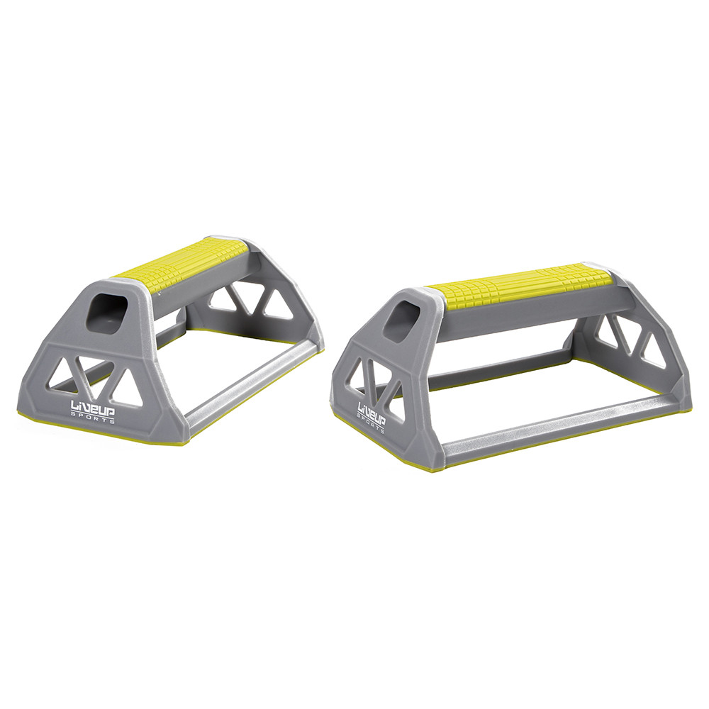 Упори для віджимання Push Up Bar зелений, сірий Уні 19см