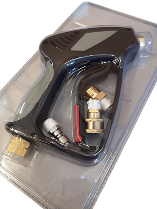 Пістолет для мийки з високим тиском - MaxShine High Pressure Spray Car Wash Gun ч/сірий (HWG01), фото 3
