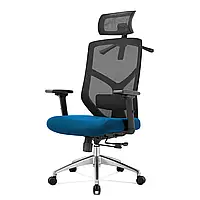 Ергономичное кресло c вешалкой ANGEL Rosa голубое