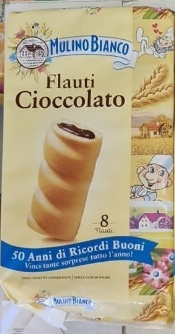 Печиво Mulino Bianco Flauti Cioccolato 280 г., фото 1