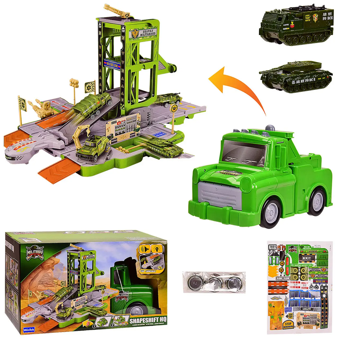 Паркінг Військова техніка 7001