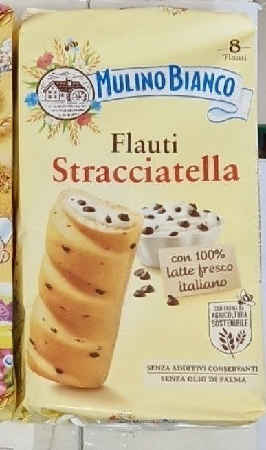 Печиво Mulino Bianco Flauti Stracciatella  280 г., фото 1